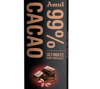 Amul 99% Cocoa Chocolate, 125 g