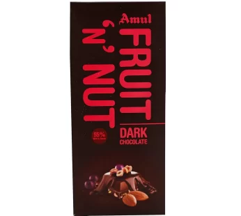 Amul Dark Chocolate Bar Fruit N Nut, 150 g