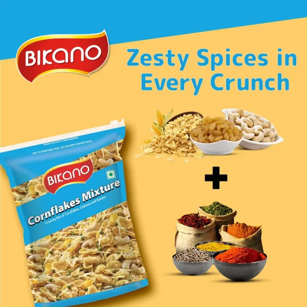Bikano Cornflakes Mix, 400 g (namkeen) - Image 7