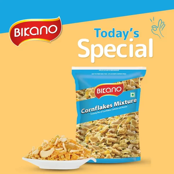 Bikano Cornflakes Mix, 400 g (namkeen) - Image 2