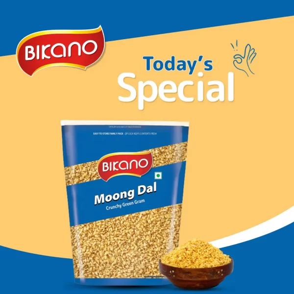 Bikano Moong Dal Salted 1kg (namkeen) - Image 7