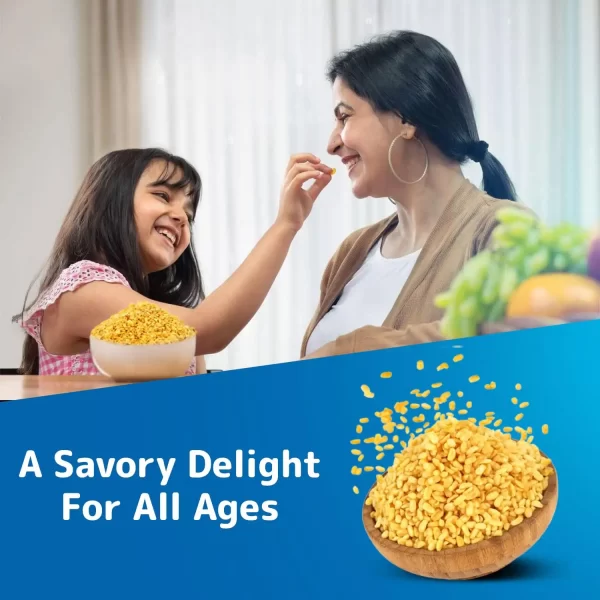 Bikano Moong Dal Salted 1kg (namkeen) - Image 4