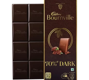 Cadbury Bournville Rich Cocoa 70% Dark Chocolate Bar, 80 g