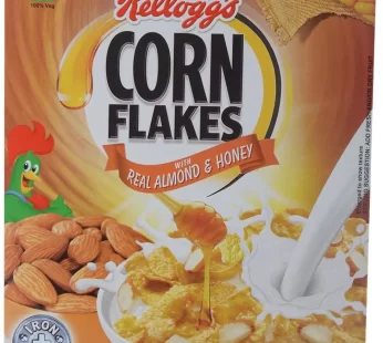 Kellogg's Corn Flakes with Real Almond and Honey with Iron Shakthi, 300g