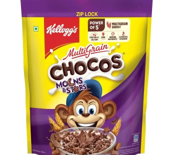 Kellogg's Multigrain Chocos Moons & Stars 1.2kg | High in Calcium & Protein,Essential Vitamins,Iron & Immuno Nutrients , Source of Fibre | Breakfast Cereal for Kids
