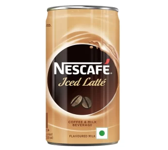 Nescafé Ready To Drink Coffee Flavoured Milk, Iced Latte (Can) 180 ml