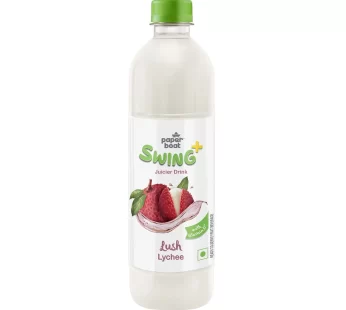 Paper Boat Swing Lush Lychee Juice, Litchi Drink Enriched with Vitamin D, No Gmos, 600 ml