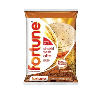 Fortune Chakki Fresh (5 kg) 100% atta, 0% maida