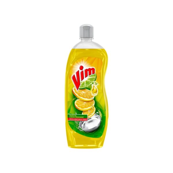 Vim Lemon Dishwash Gel 500ml, the perfect solution for clean dishes, available at Groceville Baddi.